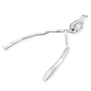 Ford F-150 Performance Exhaust - Stainless Works - Cat Back, Dual S-Tube Mufflers, Under Bumper Exit - `10-`14 Ford F-150 Performance Exhaust - Stainless Works - Cat Back, Dual S-Tube Mufflers, Under Bumper Exit - `10-`14